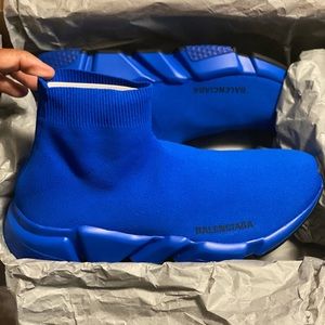 NWT ELECTRIC BLUE BALENCIAGA SNEAKER TESS S.GOMMA
